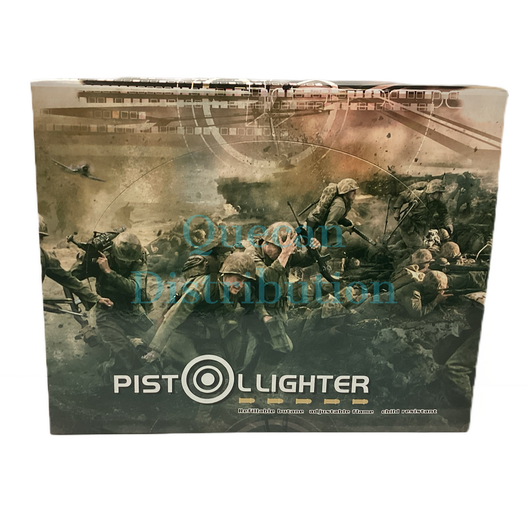 SOUL Pistol Shape Small Lighters - (Box of 16) - Quecan
