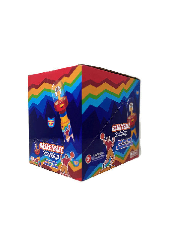 Sour City Basketball Candy Toys (Big Tube and Jelly Beans) (Box of 12) - Quecan