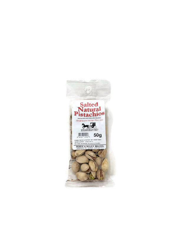 Salted Natural Pistachios - 50g - Quecan