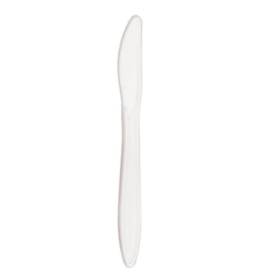 Table Accents 36 White Plastic Knives - Quecan