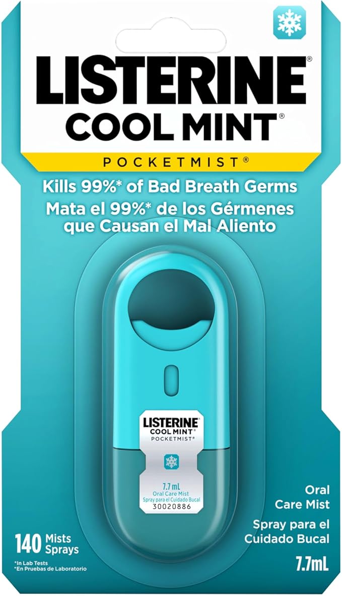 Listerine Cool Mint Antiseptic Mouthwash (7.7mL) - Quecan