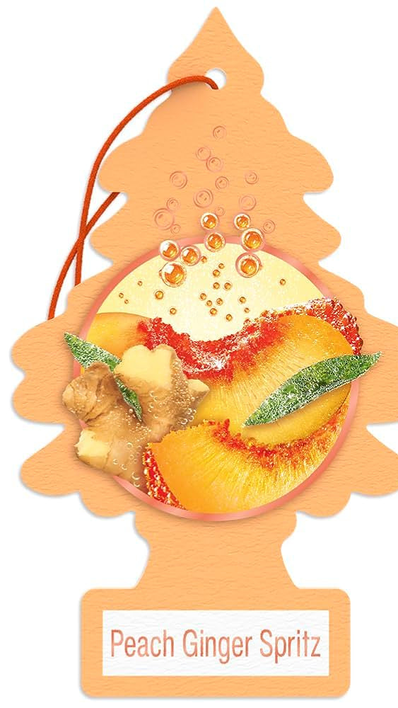 Little Trees Car Air /F Peach Ginger Spritz (Pack of 24)