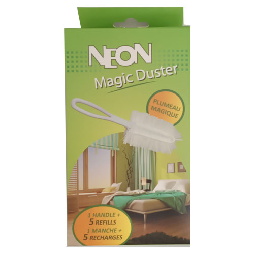 Neon Boxed Duster (1 Handle & 5 Refills) - Quecan