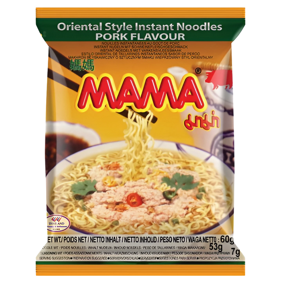 Mama Pork Instant Noodle (30 x 60g) - Quecan