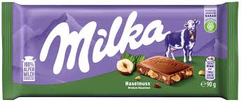 Milka Hazelnuts Chocolate (24 x 90g)