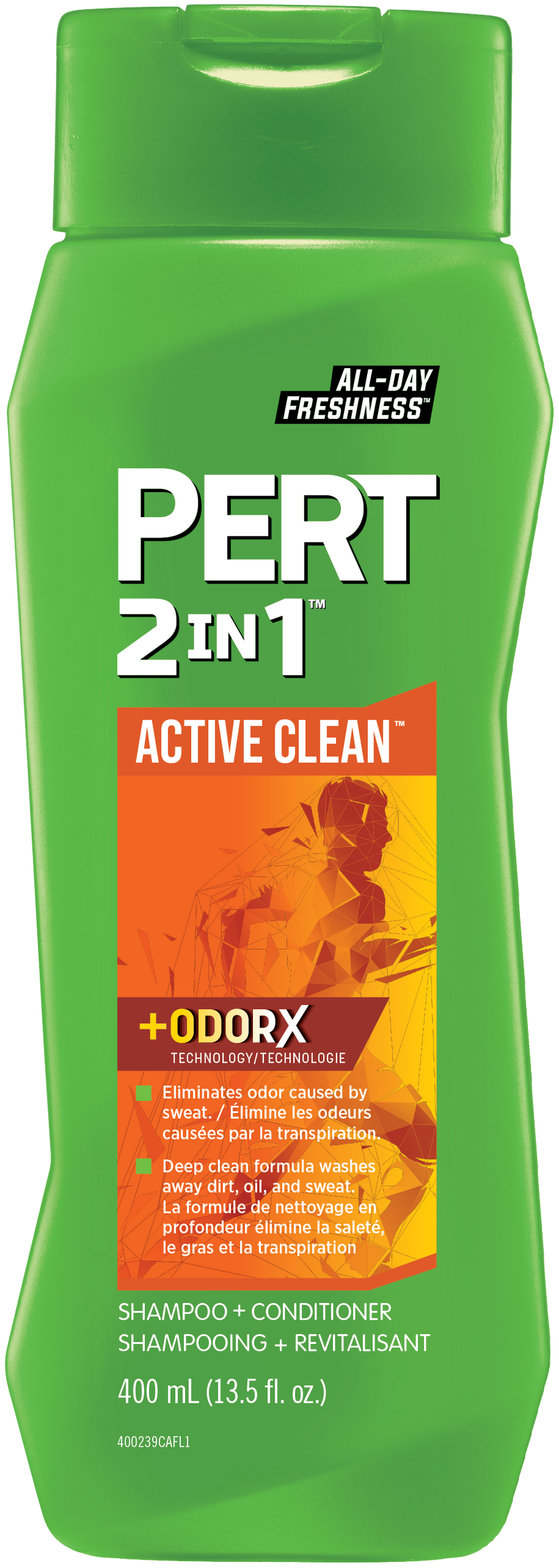 Pert Active Clean 2 In 1 Shampoo + Conditioner (400ml) - Quecan