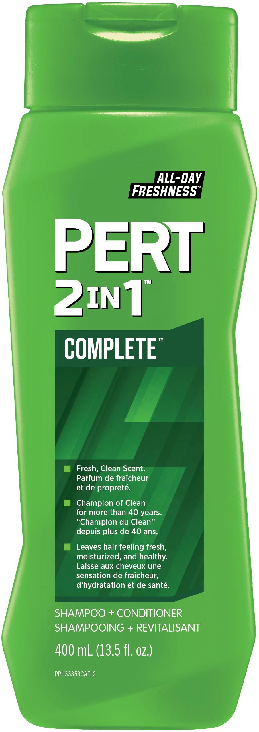 Pert Active Clean 2 In 1 Shampoo + Conditioner (400ml) - Quecan