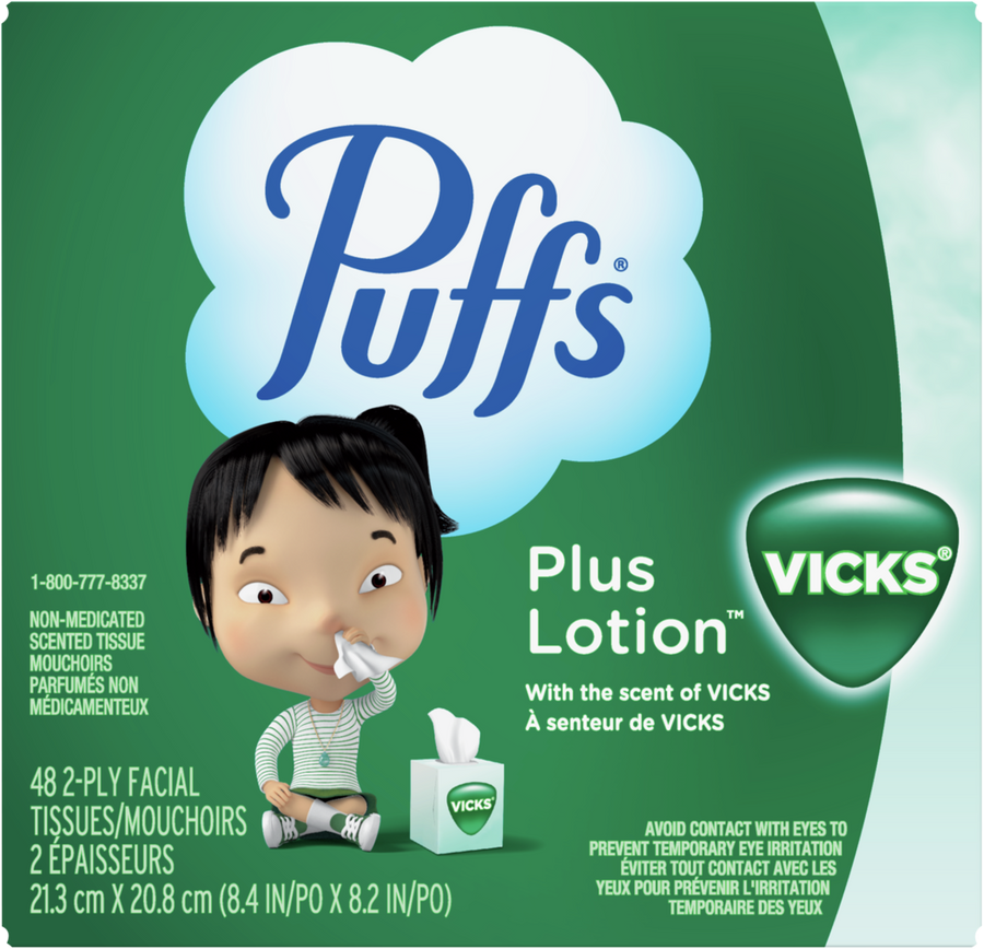 Puffs Plus Lotion 2 Ply Tissues (48 ) - Quecan