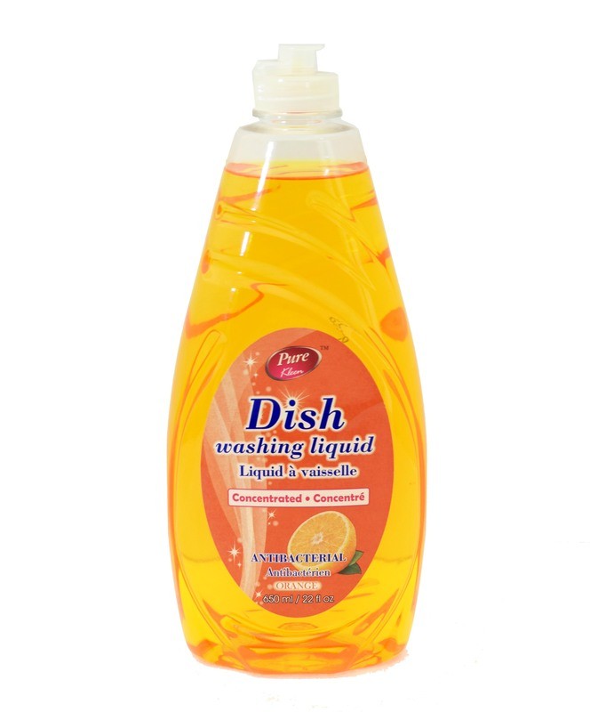 Pure Dish Washing Liquid Anti-Bacterial  (650ml) - Quecan