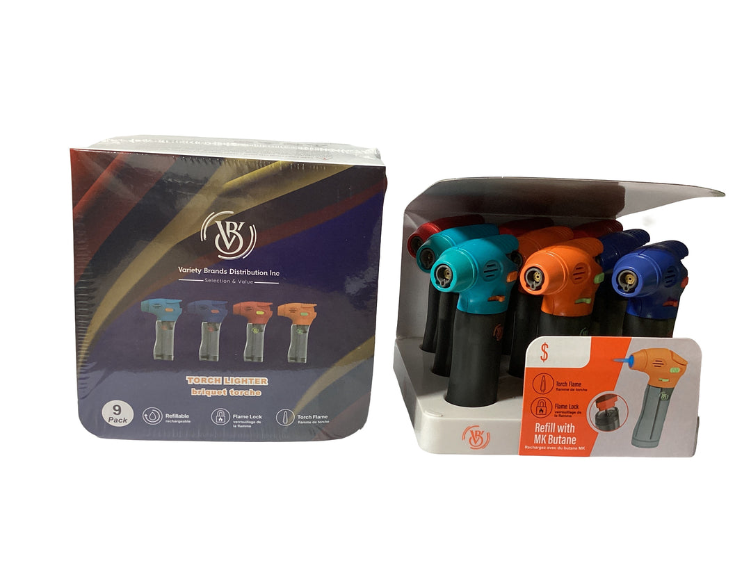 VB Torch Lighter 4.25 Inches (Box of 9)
