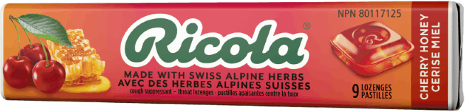 Ricola Cherry Honey Lozenges 9ct ( 20 Pack ) - Quecan