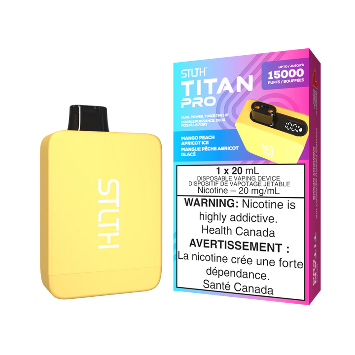 STLTH TITAN Pro 15k Puffs Disposable Device  - Single Unit (20mg/ml) (STAMPED) - Quecan