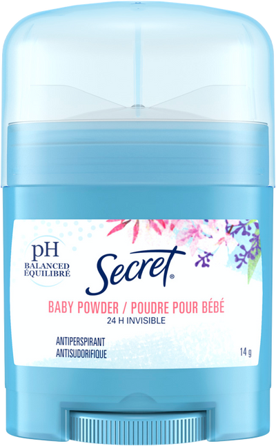 Secret Invisible Baby Powder Antiperspirant (14g.) - Quecan