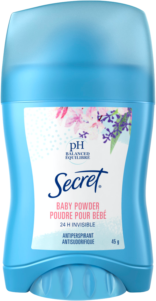 Secret Invisible Baby Powder Antiperspirant 45g - Quecan