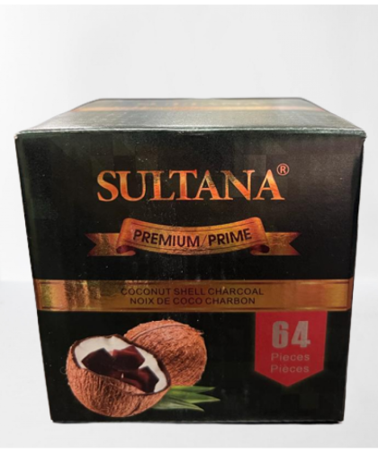 Sultana Premium Coconut Shell Charcoal (Box of 64) - Quecan
