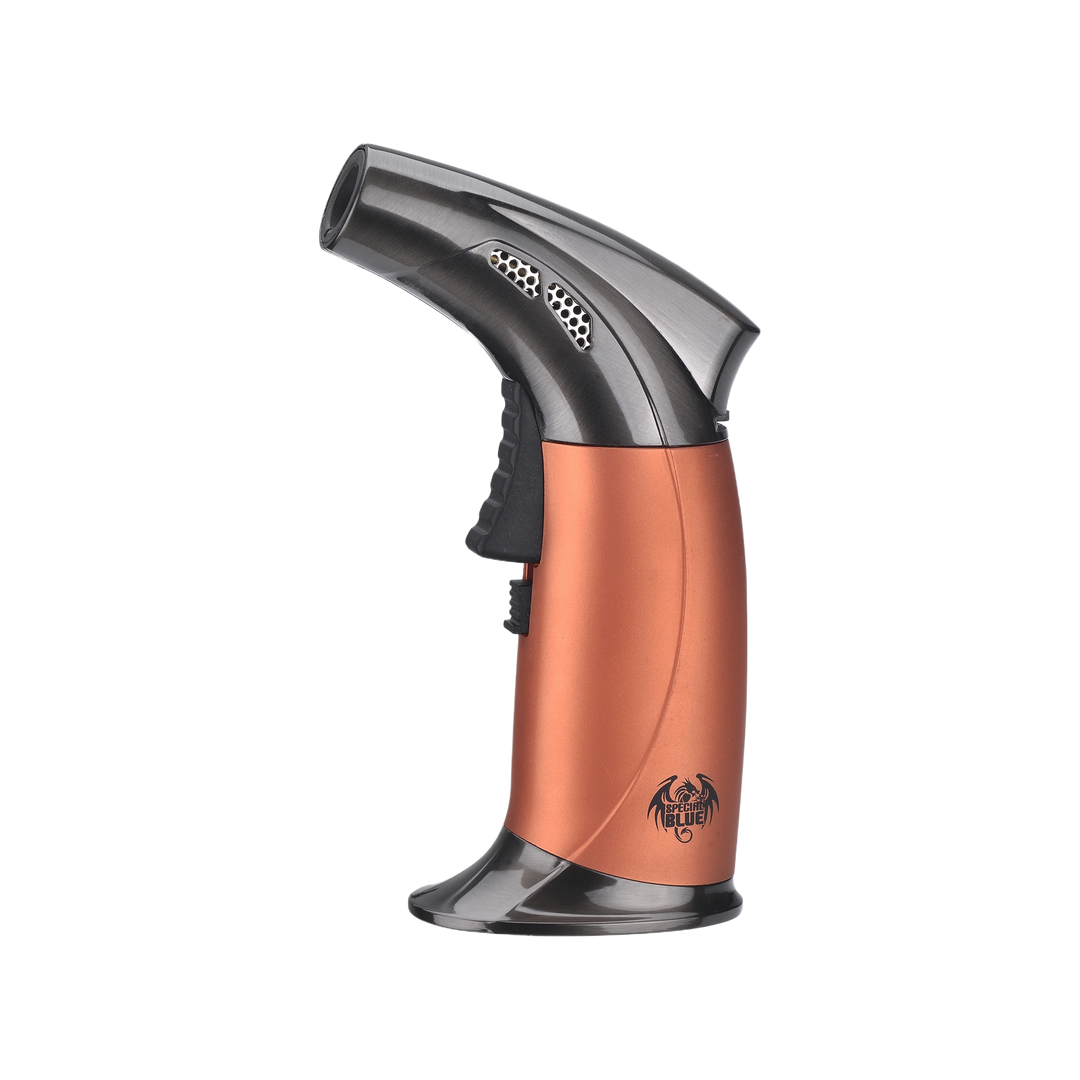Special Blue Turbo Curve Torch Lighter - Quecan