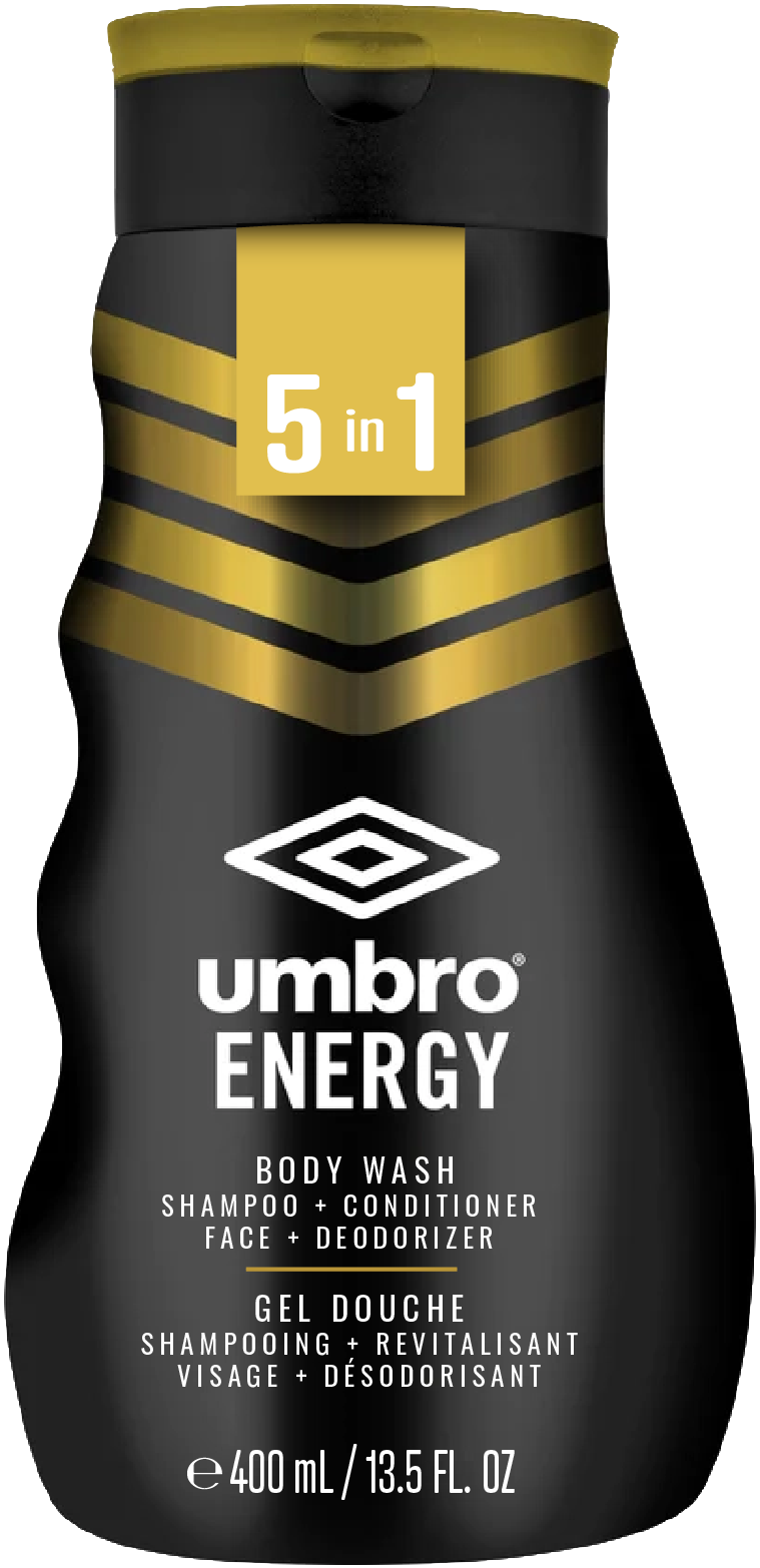 Umbro Energy 5 In 1 Body Wash (400ml) - Quecan