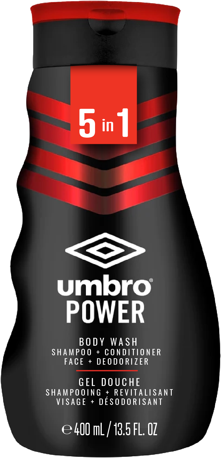 Umbro Power 5 In 1 Body Wash (400ml) - Quecan
