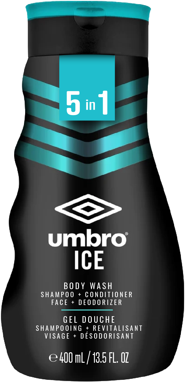 Umbro Ice 5 In 1 Body Wash (400ml) - Quecan