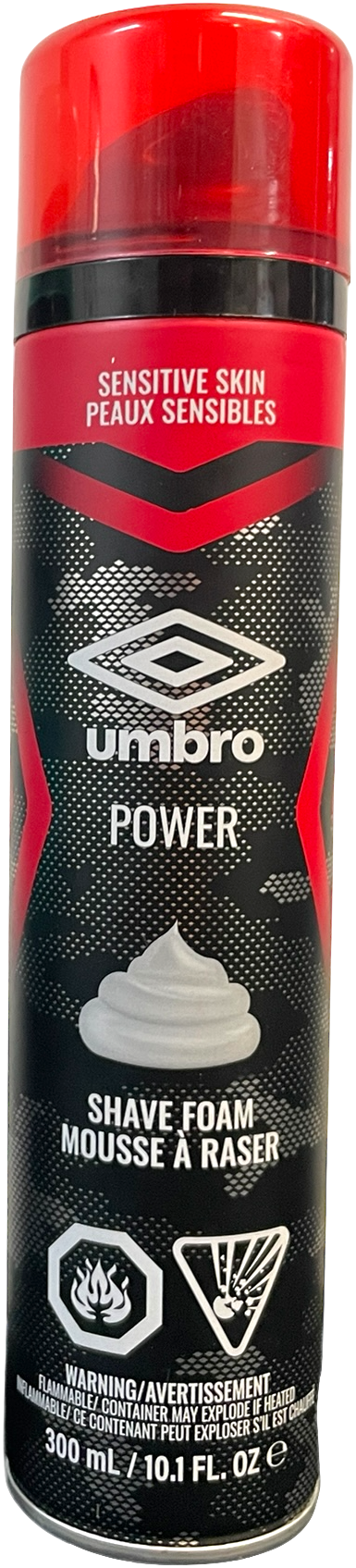 Umbro Power Shave Foam (300ml) - Quecan
