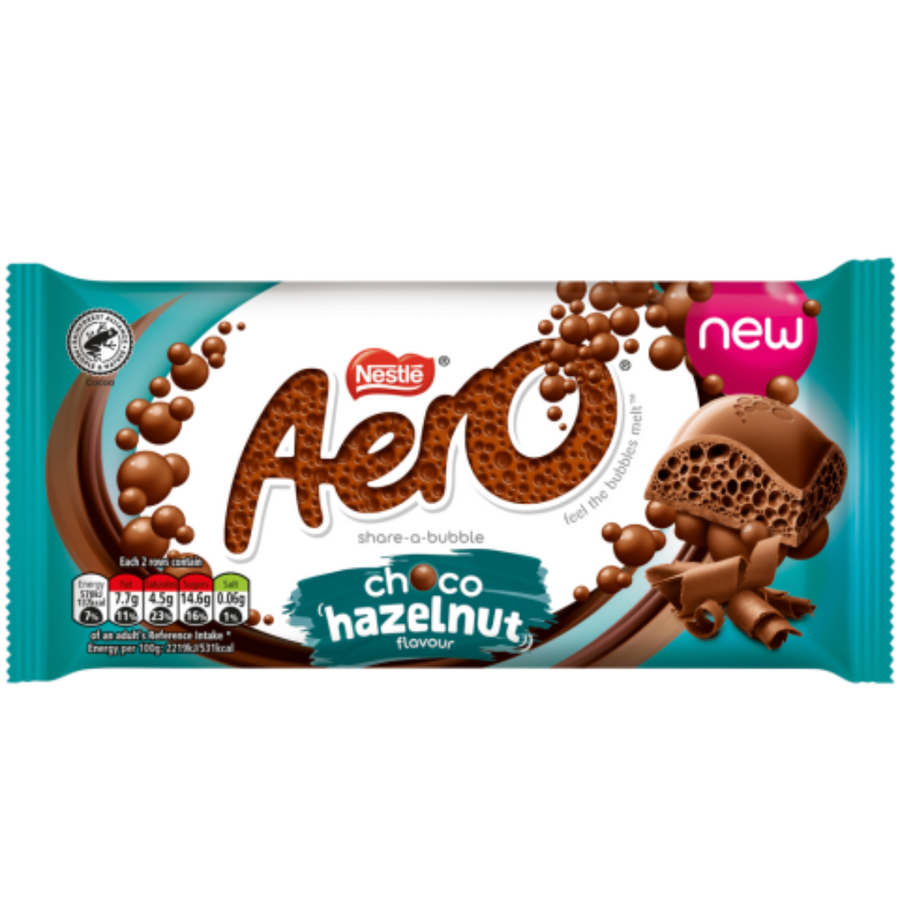 Nestle Aero Hazelnut Block (15x90g) - Quecan