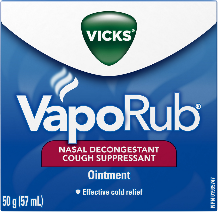 Vicks Vaporub Nasal Decongestant Ointment 57mL - Quecan