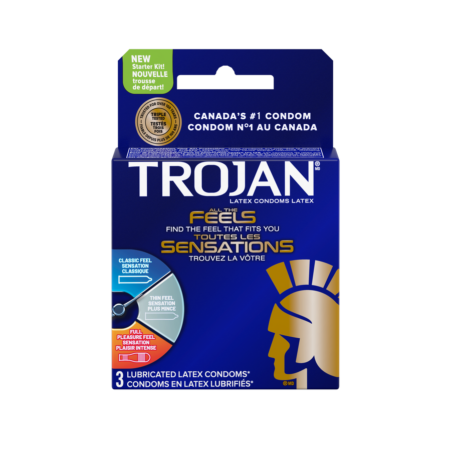 Trojan All The Feels (6 Pack of 3) - Quecan