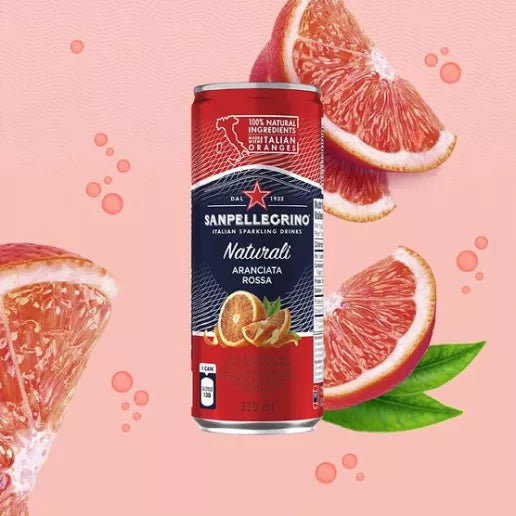 Sanpellegrino Italian Sparkling Fruit Drink (4 x 6 x 330mL) (Can Dep) - Quecan