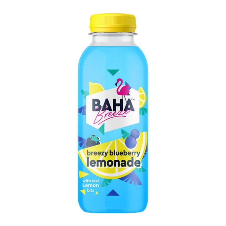 Baha Breeze Lemonade Breezy Blueberry (24x500mL) (Can Dep.) - Quecan