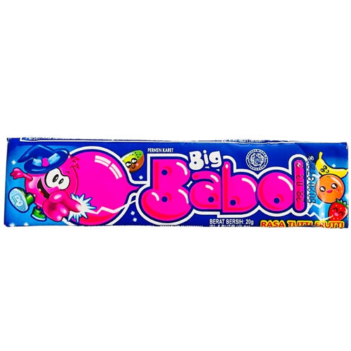 Big Babol Gum Stick - Rasa Tutti Fruiti (Pack of 20) - Quecan