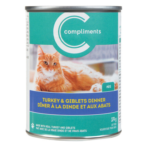 Compliments Canned Wet Paté Cat Food (374g) - Quecan