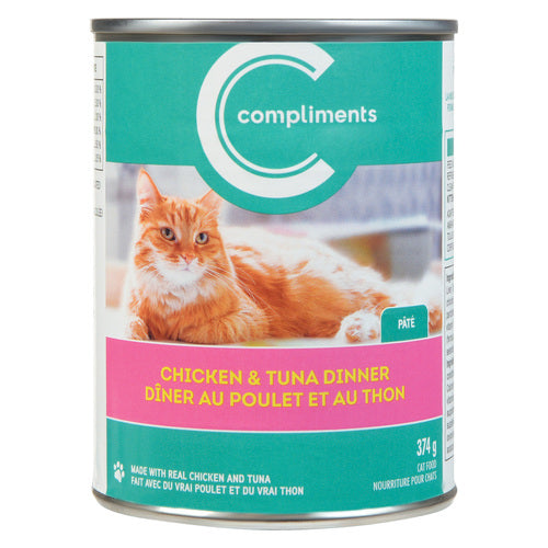 Compliments Canned Wet Paté Cat Food (374g) - Quecan