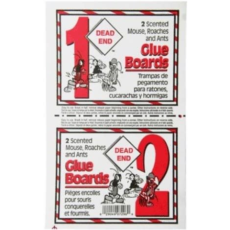 Dead End Mouse, Roaches & Ants Glue Boards (2 Traps) - Quecan