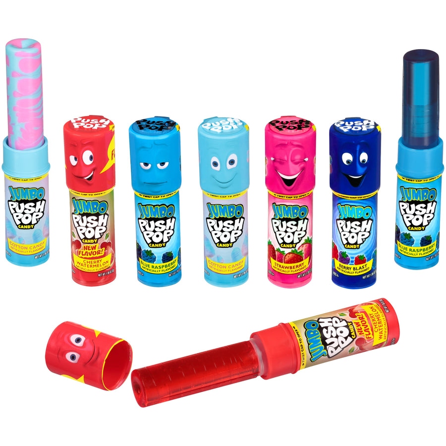 Push Pop Assorted Flavor Candy (Pack of 36) - Quecan