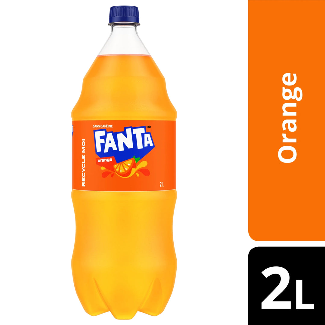 Fanta Orange - Soft Drink (8 x 2L) (Can Dep) - Quecan