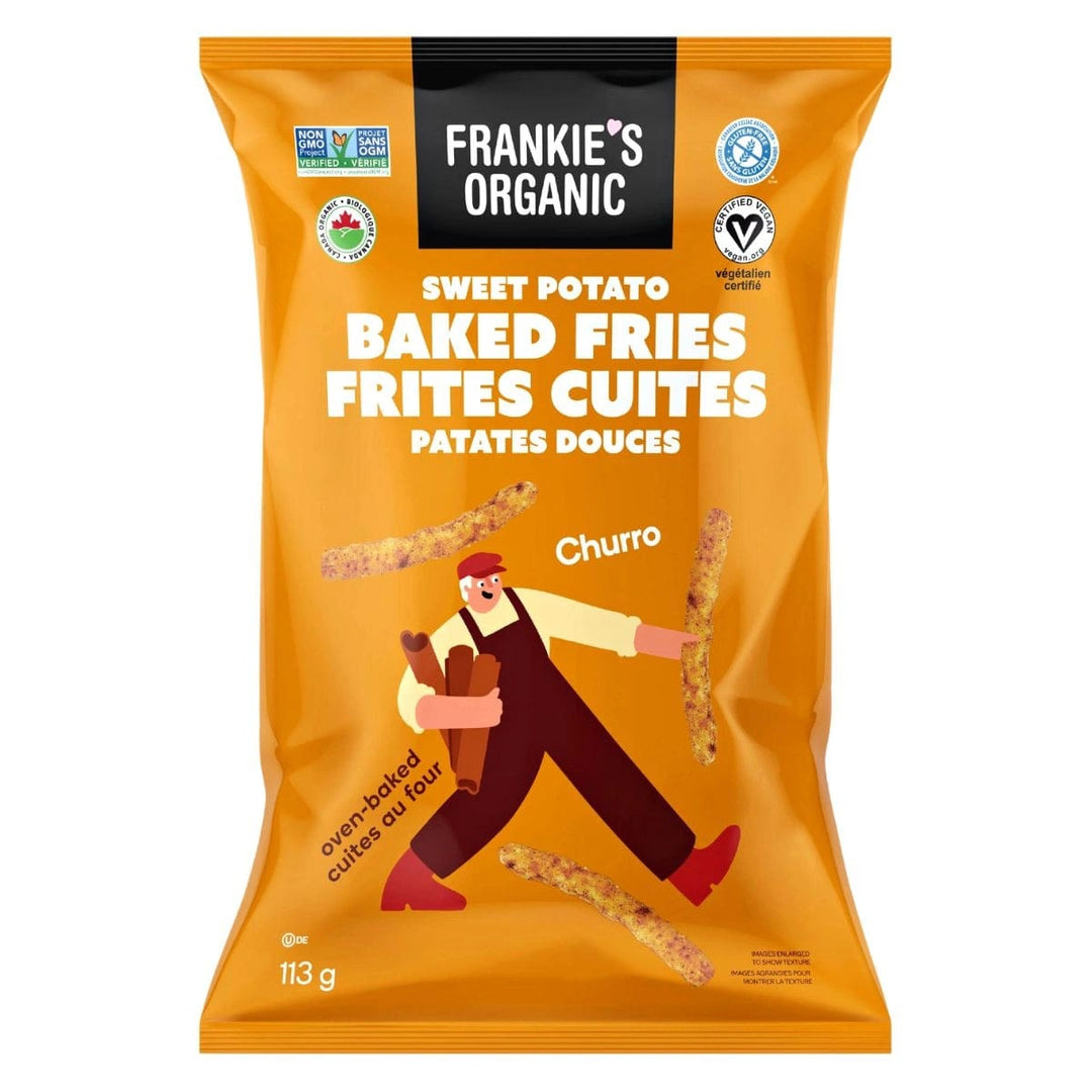 Frankie's Organic Sweet Potato Churro Chips (12 x 113g)
