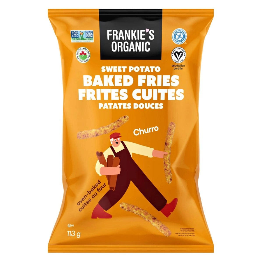 Frankie's Organic Sweet Potato Churro Chips (12 x 113g) - Quecan