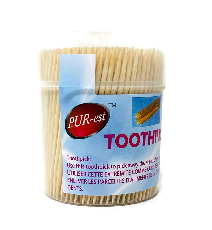 Purest Bamboo Tooth Pick Tubes (500 Pcs) - Quecan