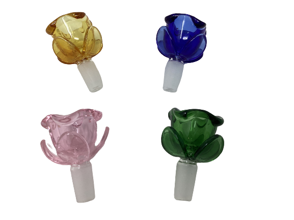 Glass Rose Bowl - Quecan