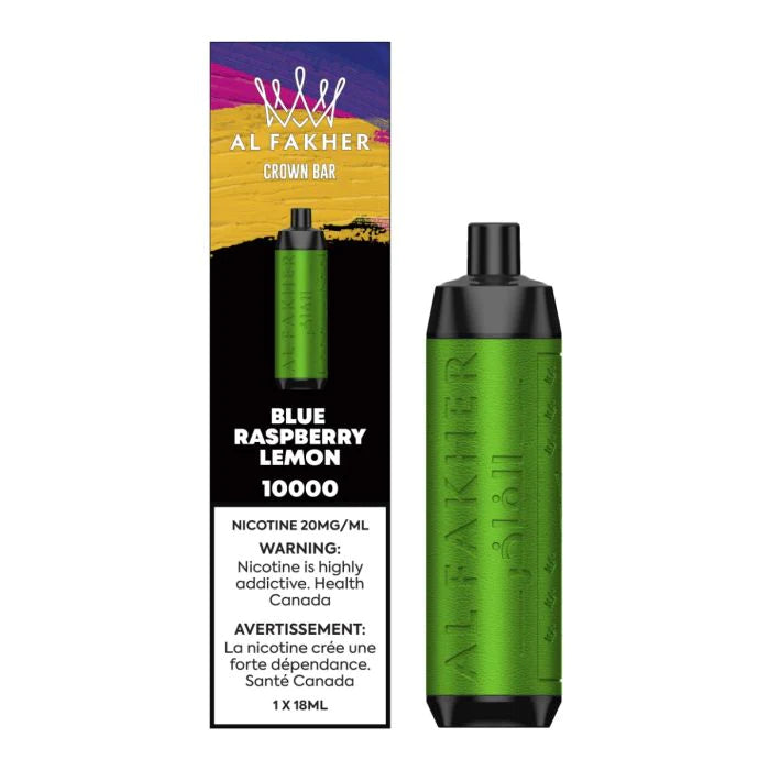Al Fakher Crown Bar 10k Puffs Disposable Device - Single (20mg/ml) (STAMPED) - Quecan