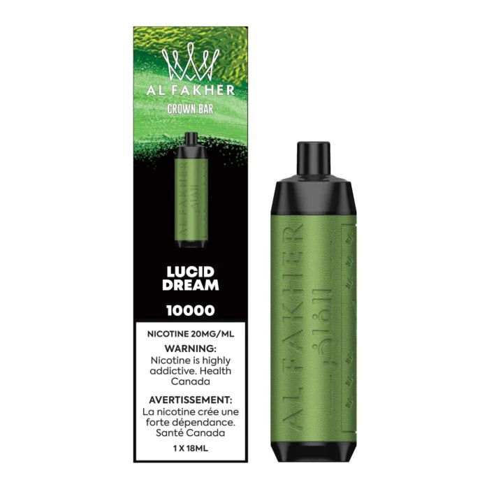 Al Fakher Crown Bar 10k Puffs Disposable Device - Single (20mg/ml) (STAMPED) - Quecan