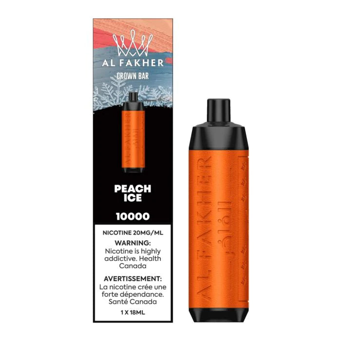 Al Fakher Crown Bar 10k Puffs Disposable Device - Single (20mg/ml) (STAMPED) - Quecan