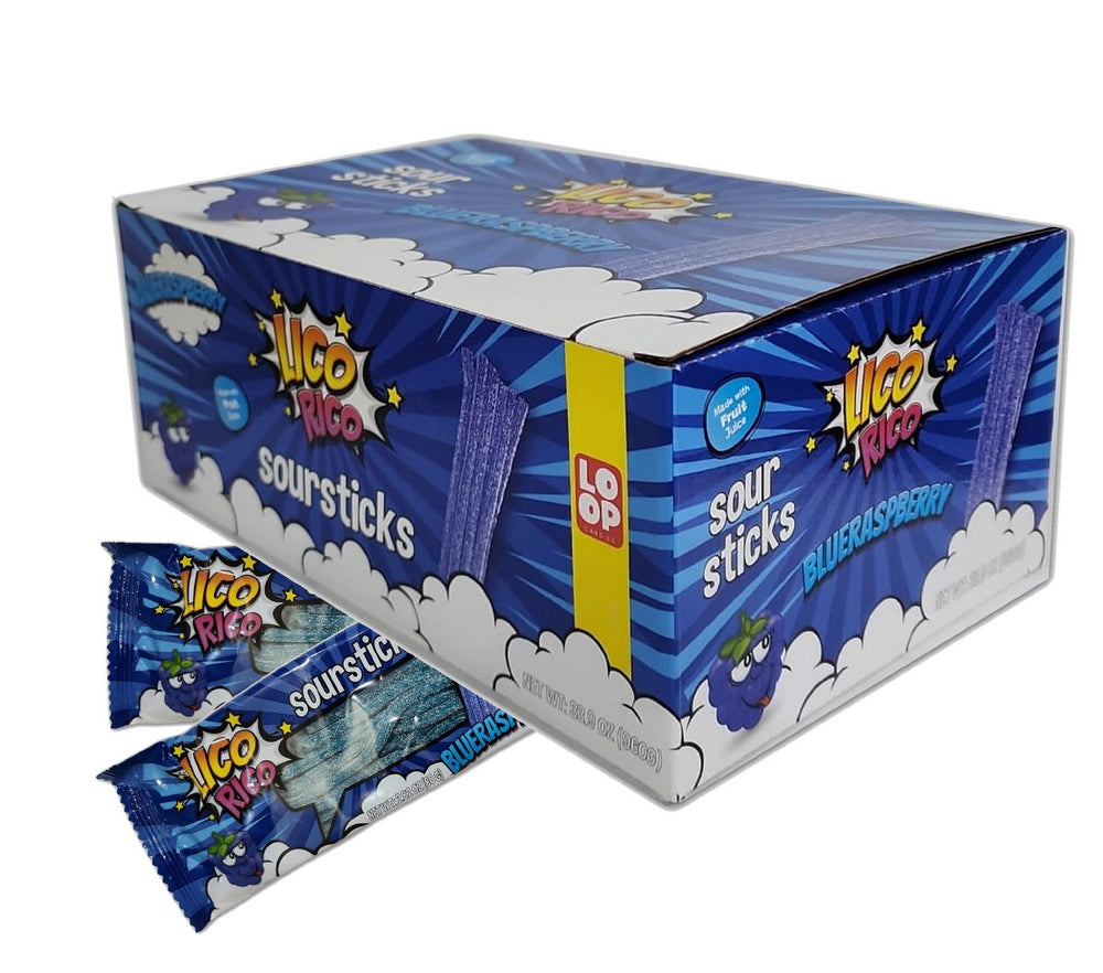 Lico Rico - Sour Sticks (12 x 80g) - Quecan