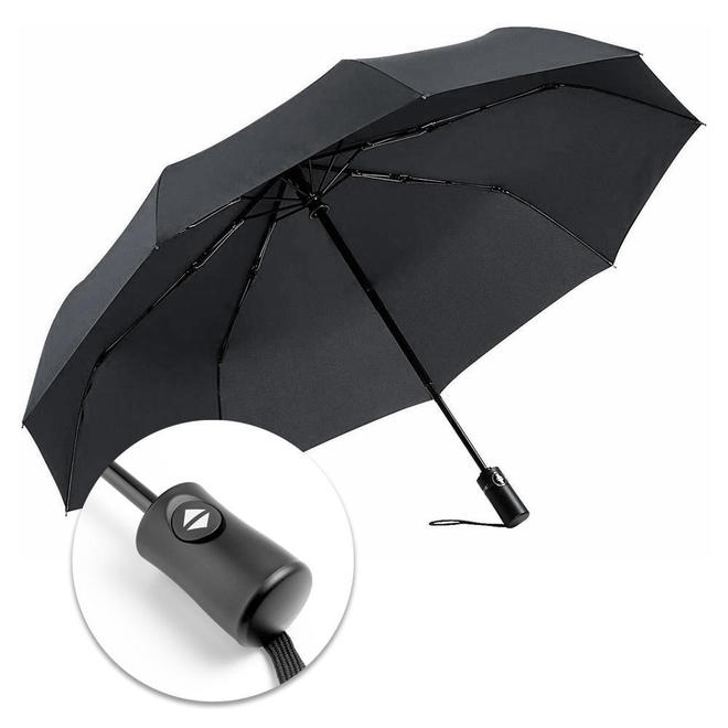 UMBRELLA 2 FOLD BLACK - Quecan