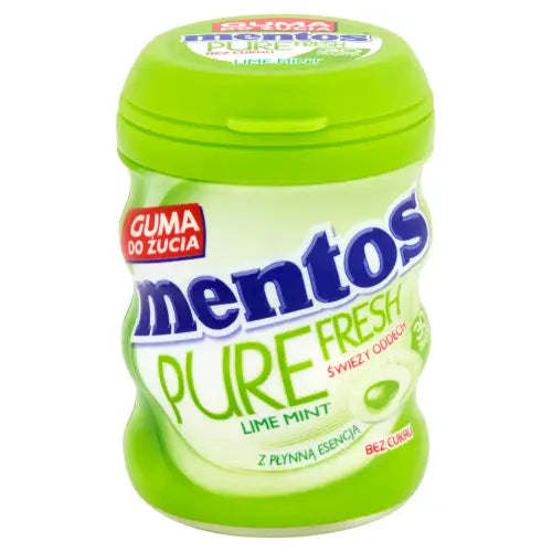 Mentos PureFresh - Lime Mint (6X60G) - Quecan