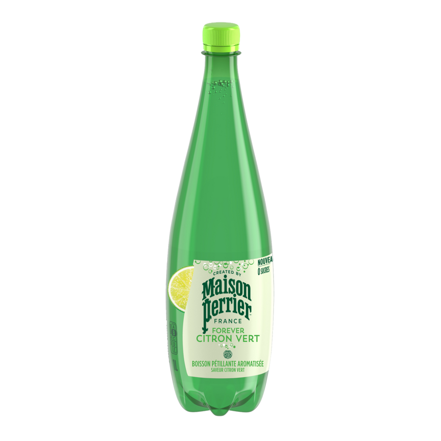 Maison Perrier Forever Lime Sparkling Mineral Water (12 x 1L) - Quecan