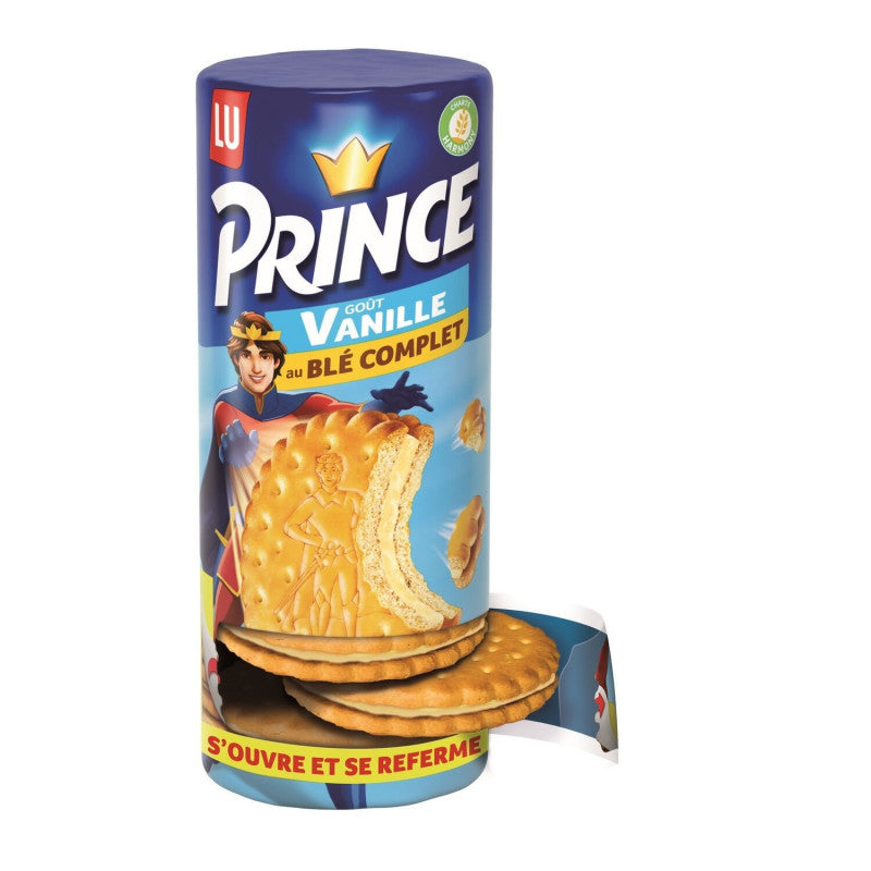 Lu Prince Vanilla Flavored Filling Cookies (130g) - Quecan