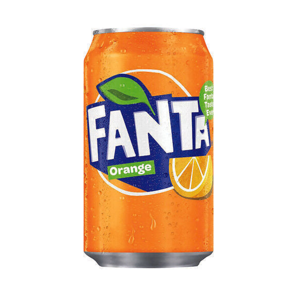 Fanta Orange- Soft Drink (24 x 330ml) (Can Dep) - Quecan