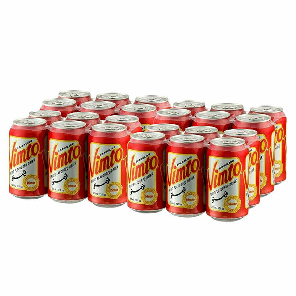 Vimto - Sparkling Fruit Flavor Drink (4 X 6 X 330ml) (Can Dep) - Quecan