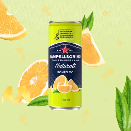 Sanpellegrino Italian Sparkling Fruit Drink (4 x 6 x 330mL) (Can Dep) - Quecan